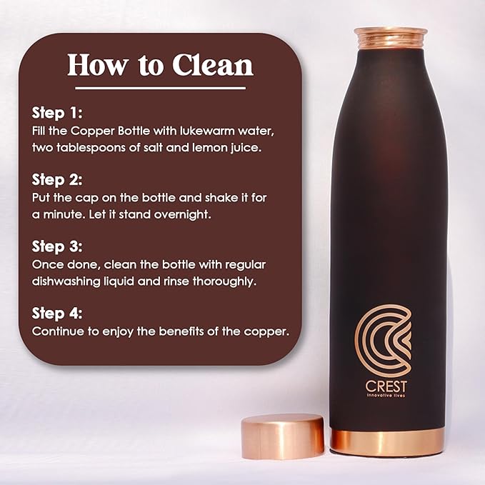 Crest Eco Pro Copper Bottle - Vine