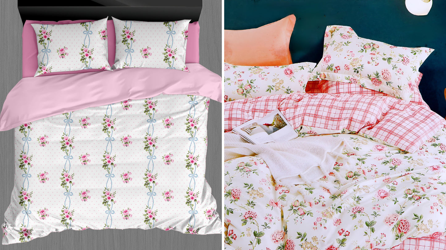 Crest Combo Offer Pack of 2 Bedsheet