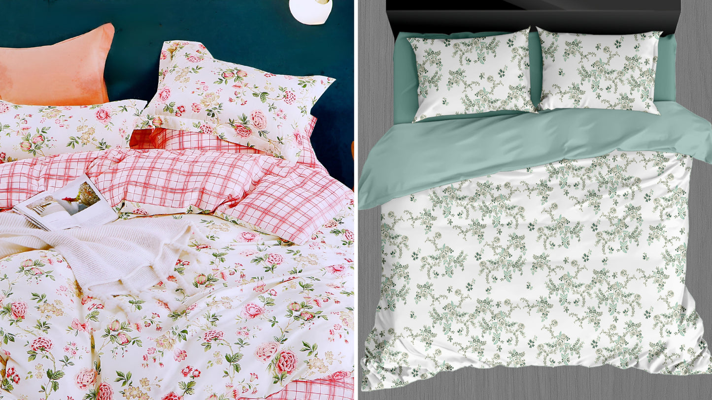 Crest Combo Offer Pack of 2 Bedsheet