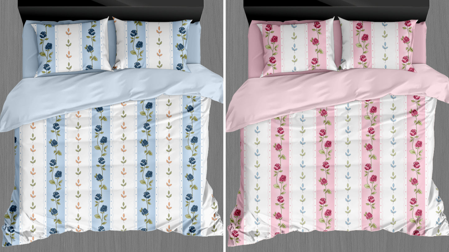 Crest Combo Offer Pack of 2 Bedsheet