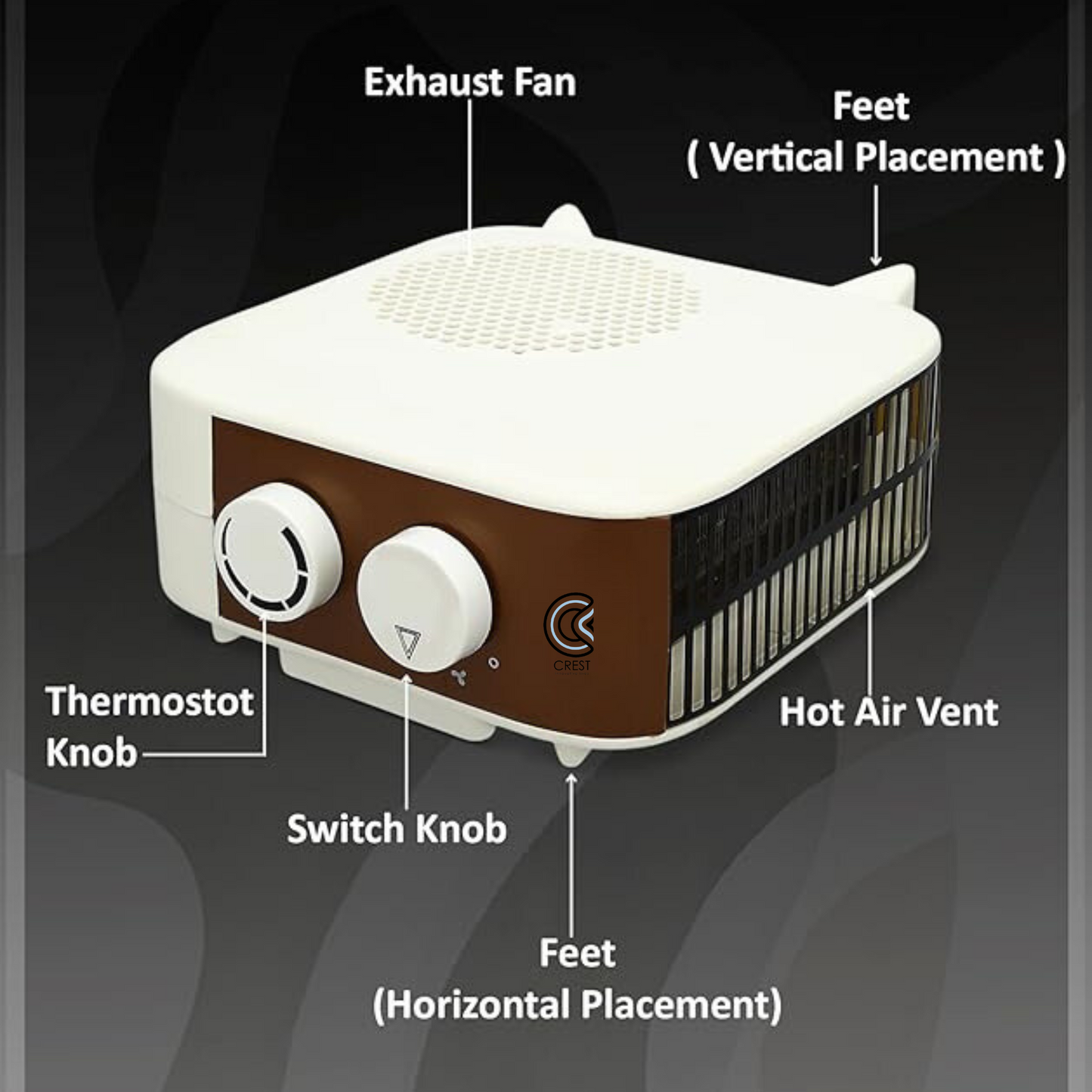 Crest Instawarm 2000 Watts Room Heater