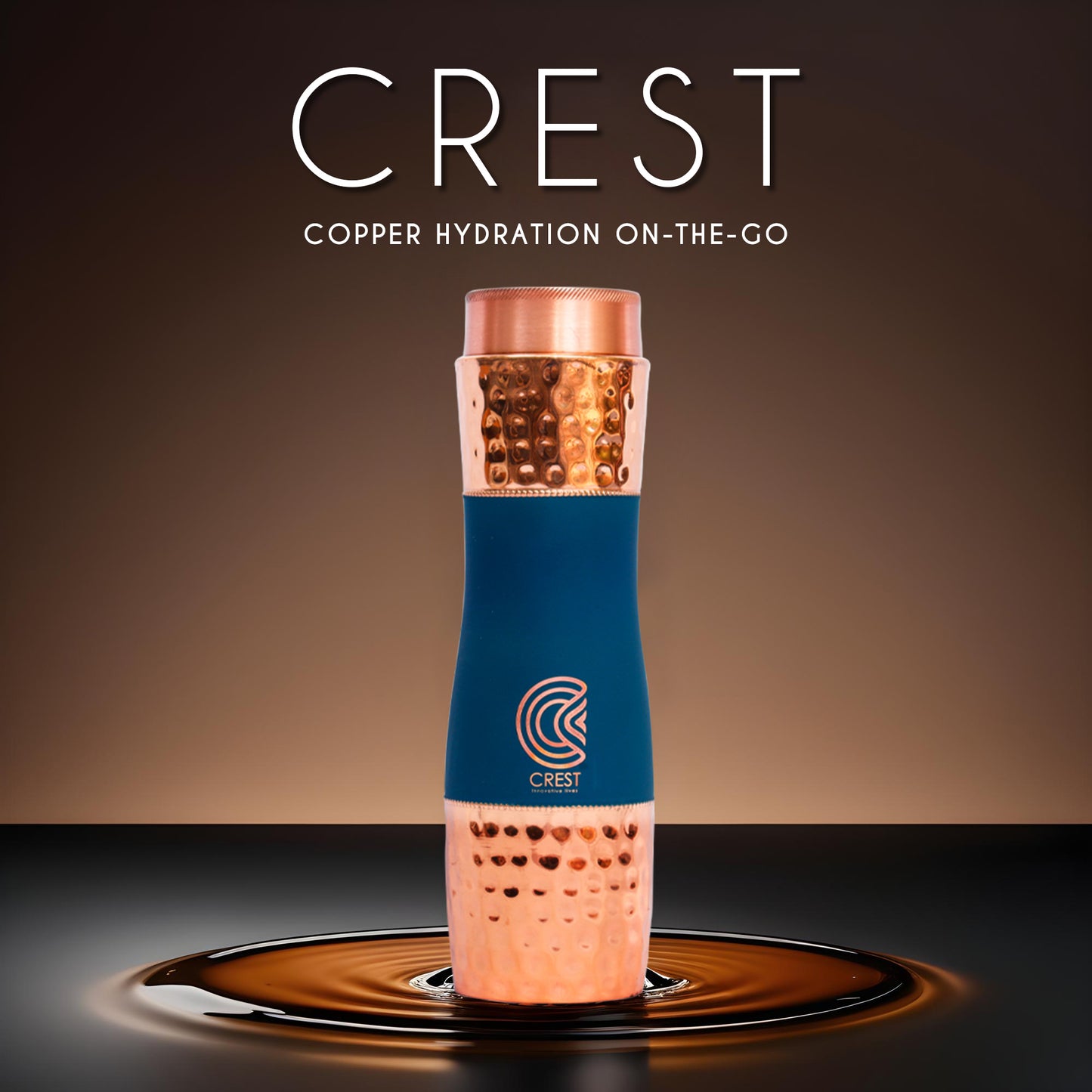 Eco Copper Bottles(Pack of 2)