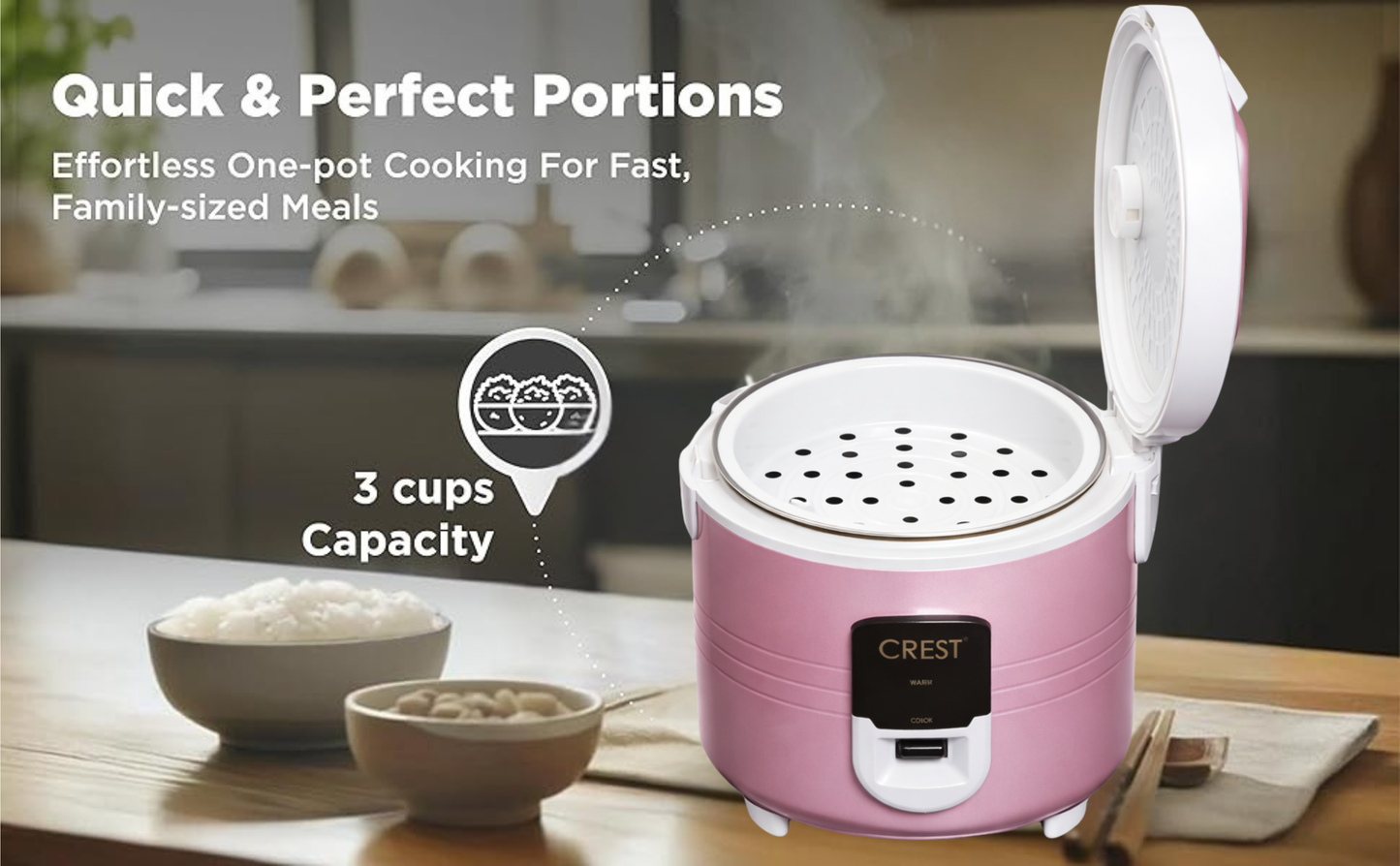 Velencia 1.8L Rice Cooker