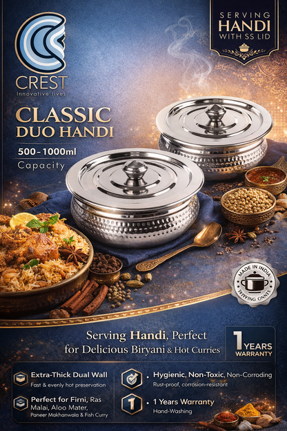 Serving Handi (500 & 1000ML)