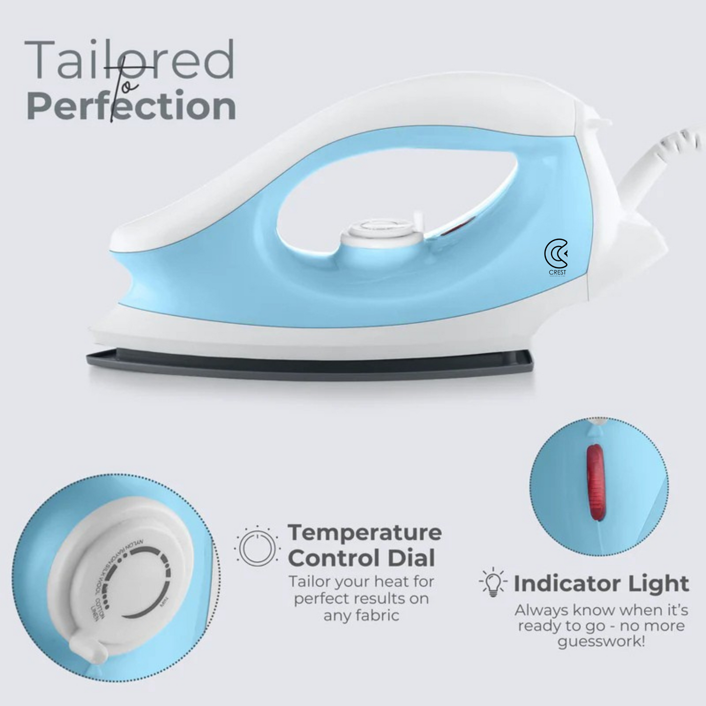 CREST RIO 1000W Dry Iron