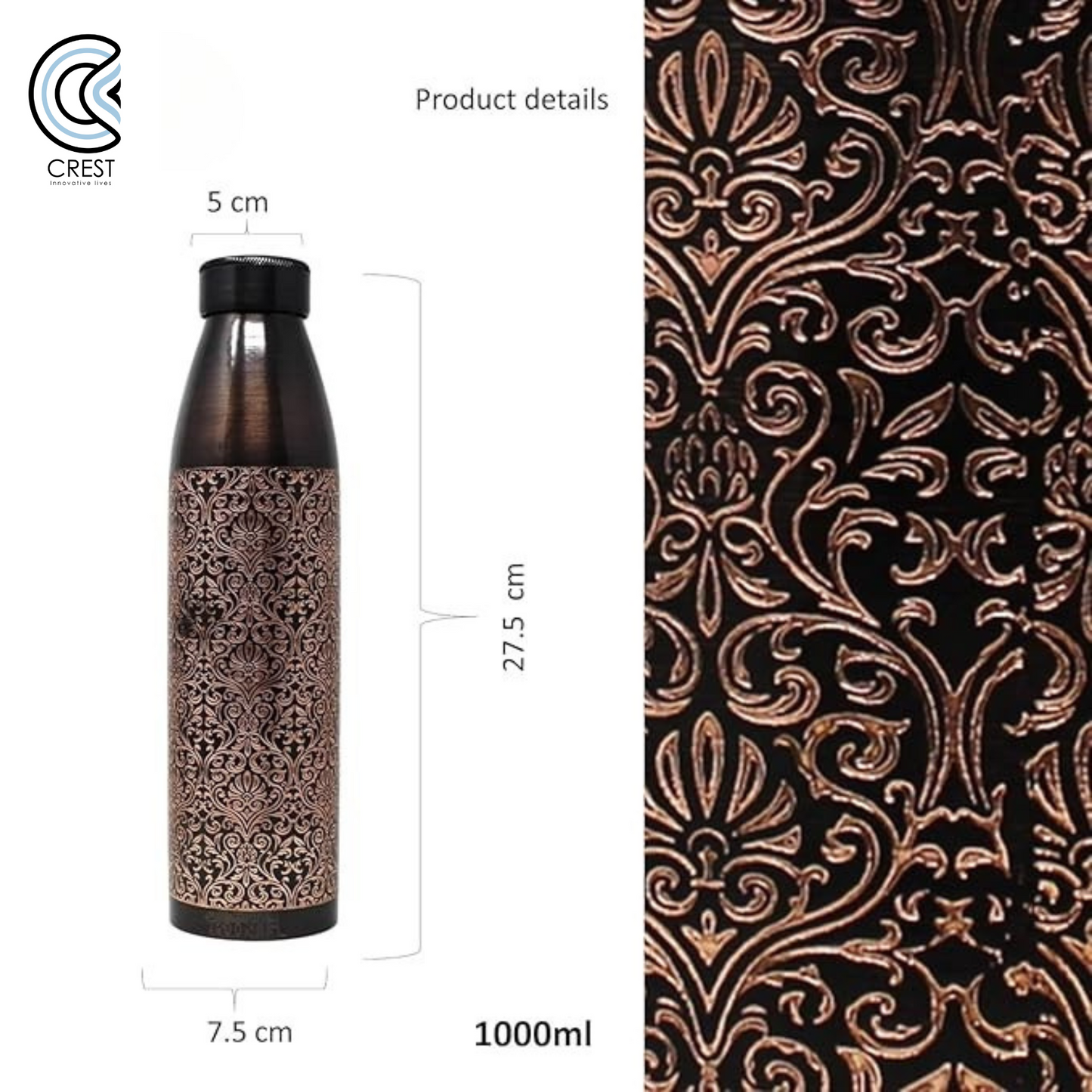 Crest Rise Pro Copper Bottle