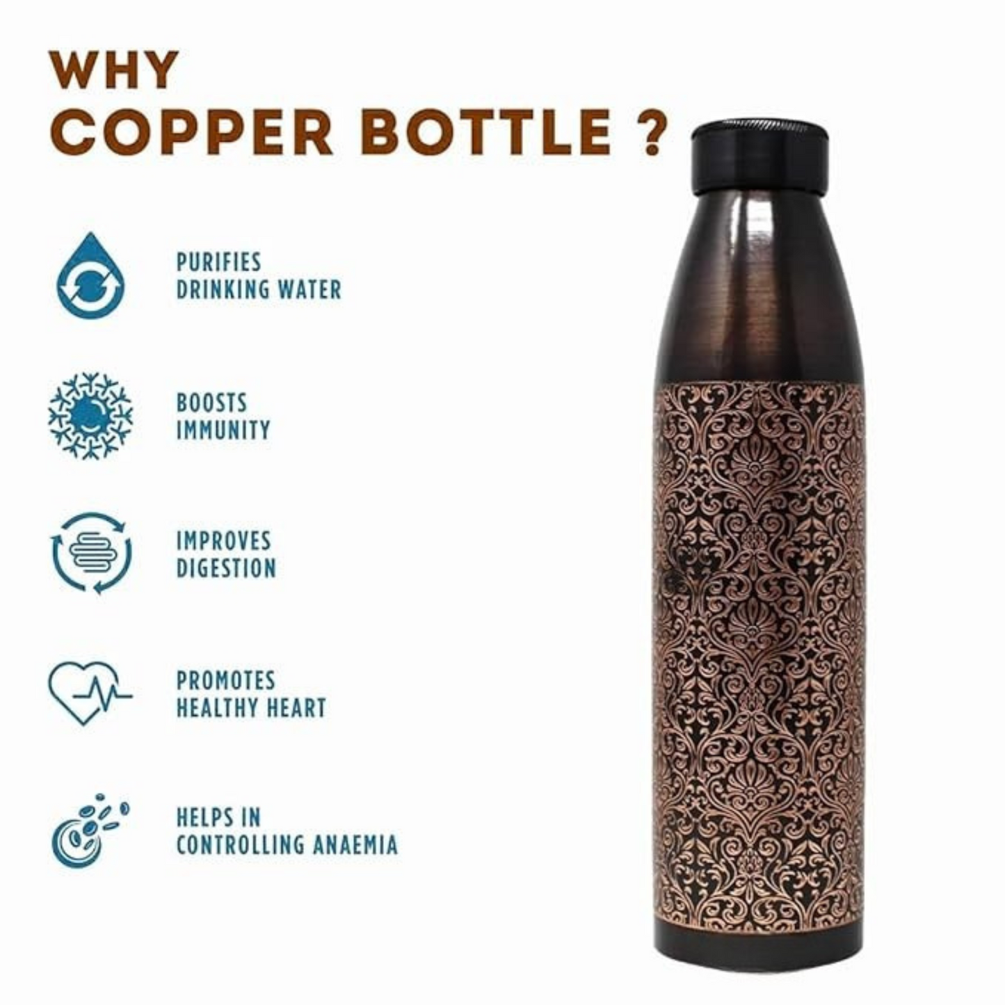 Crest Rise Pro Copper Bottle