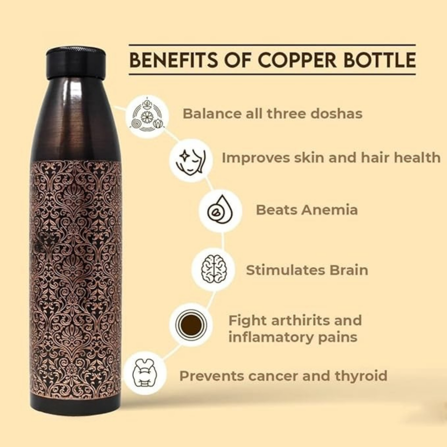 Crest Rise Pro Copper Bottle