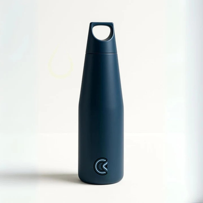 Double Wall Stainless Steel Water Bottle | Vacuum Insulated | Hot & Cold | Leakproof & Durable | (Mint Blue 1L)