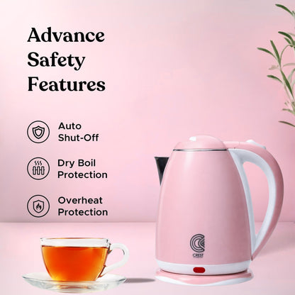 Galaxy Electric Kettle 1500 Watt, 1.8 Liter|Pink