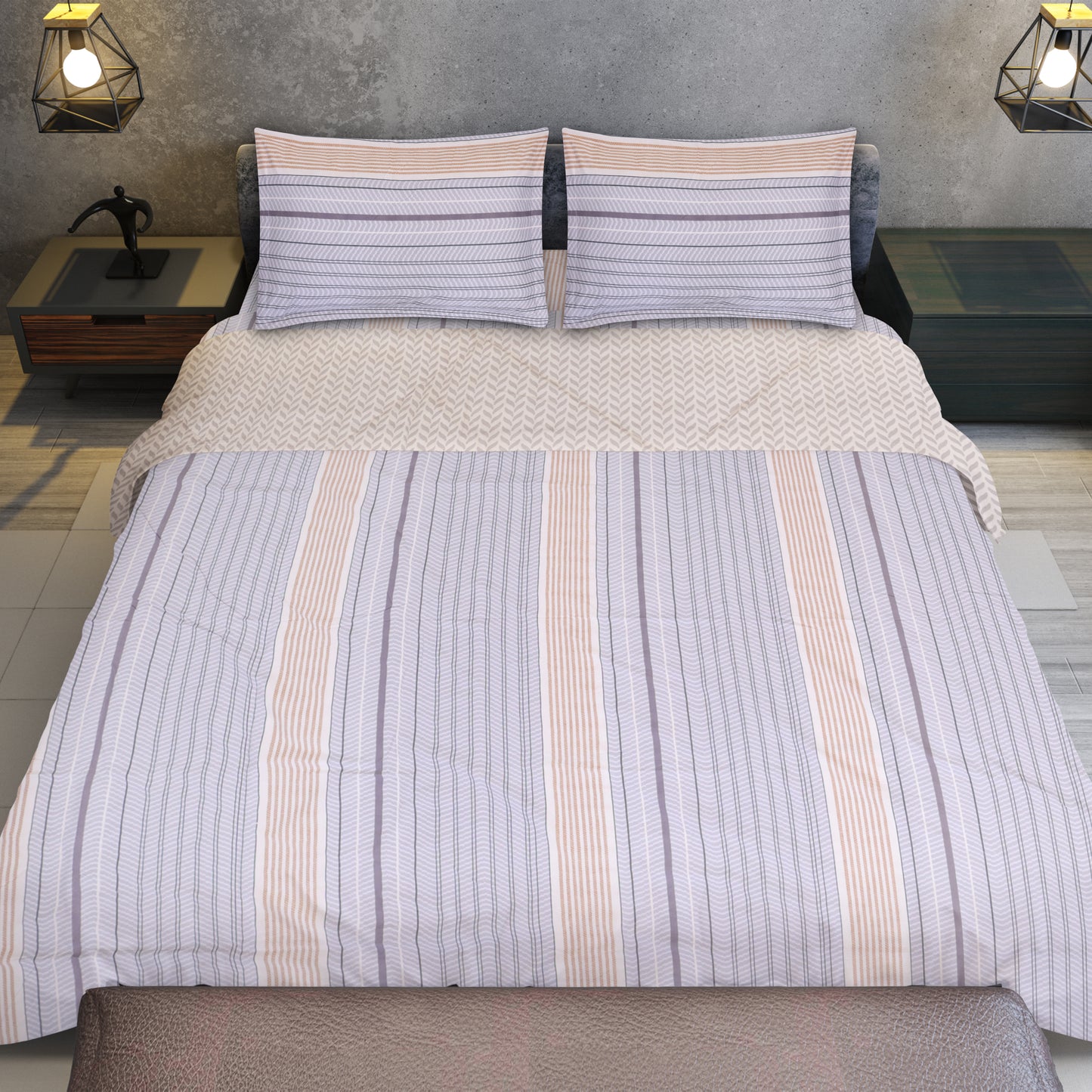 Crest Multicolor Double Bed Comforter